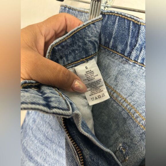 Aeropostale Barrel Jeans Size 0 - Picture 9 of 10